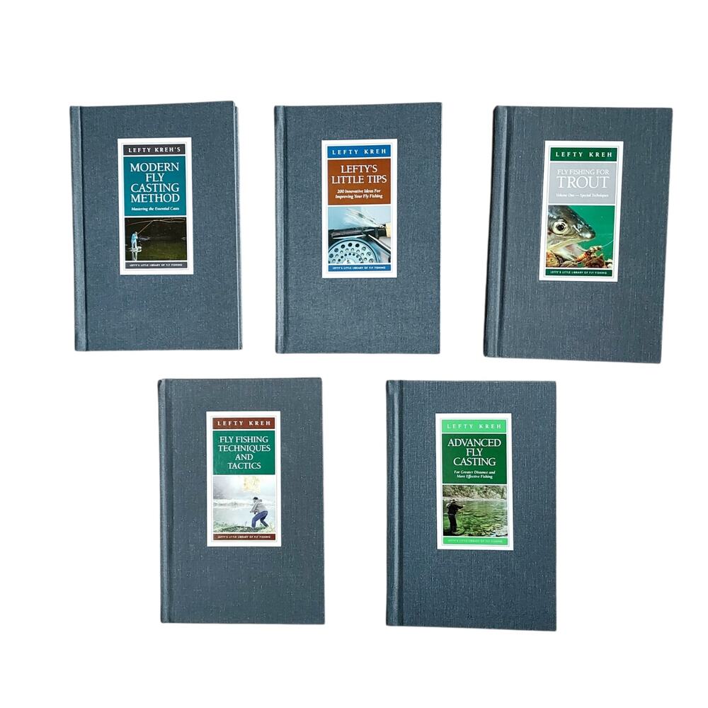 Lefty's Little Library Of Fly Fishing-Lefty Kreh Assorted Titles 5 Vol Hardback